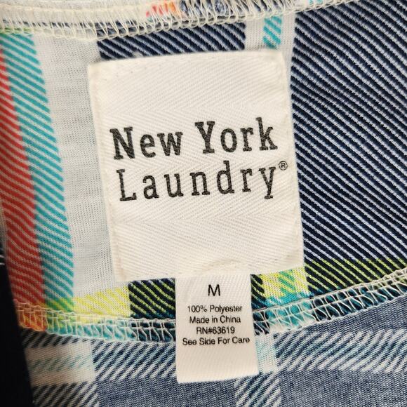 New York Laundry Cardigan Size Med Draped Open Front Roll Tab Sleeve Lightweight - Picture 6 of 9